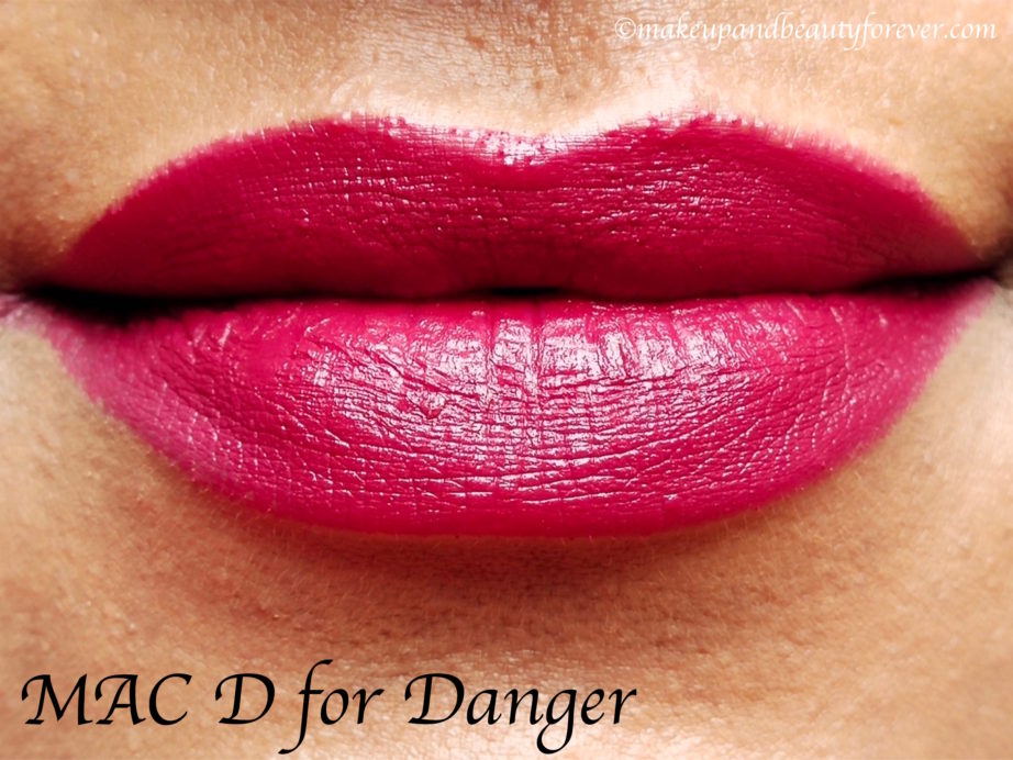 d for danger mac lipstick
